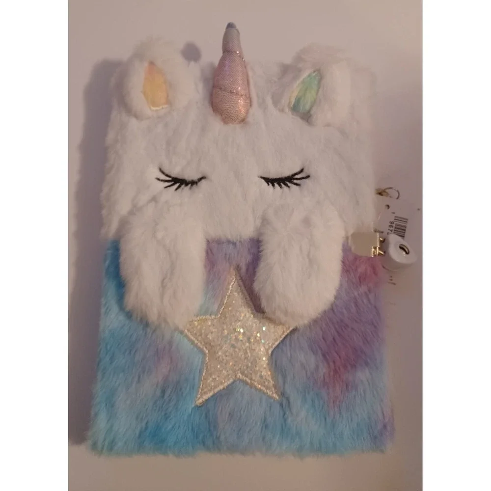 GIRLS UNICORN DIARY WITH LOCK AND KEY